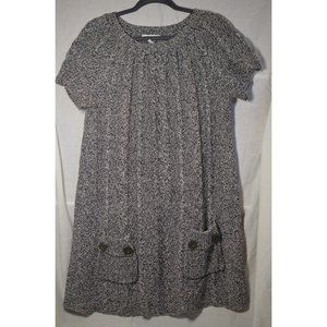 Style & Co. Woman Black and White Short-Sleeved Sweater Tunic Size 1X